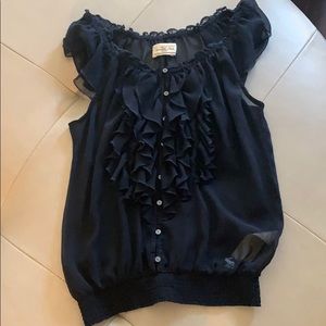 Abercrombie and fitch blue shirt